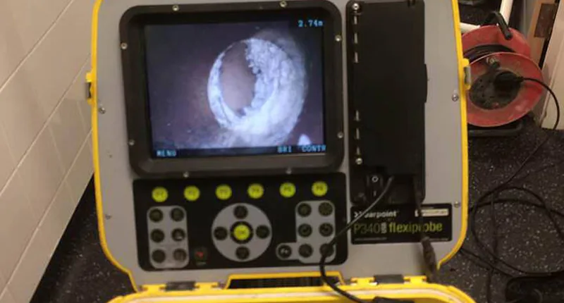 CCTV drainage inspection after cleaning