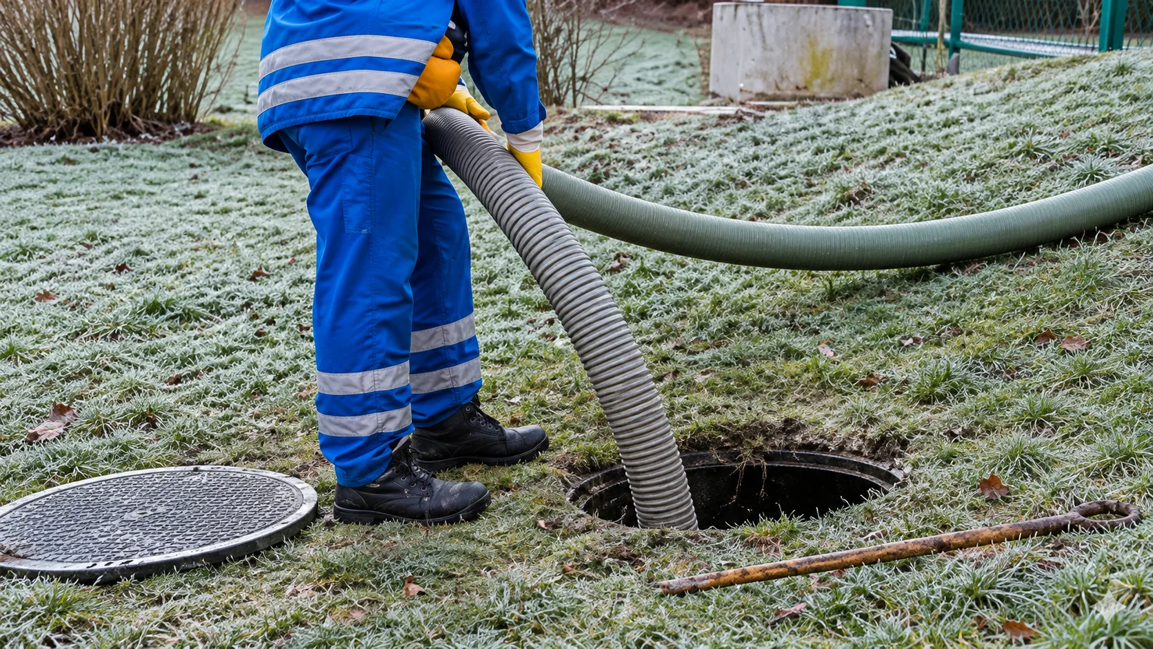 Septic tank emptying